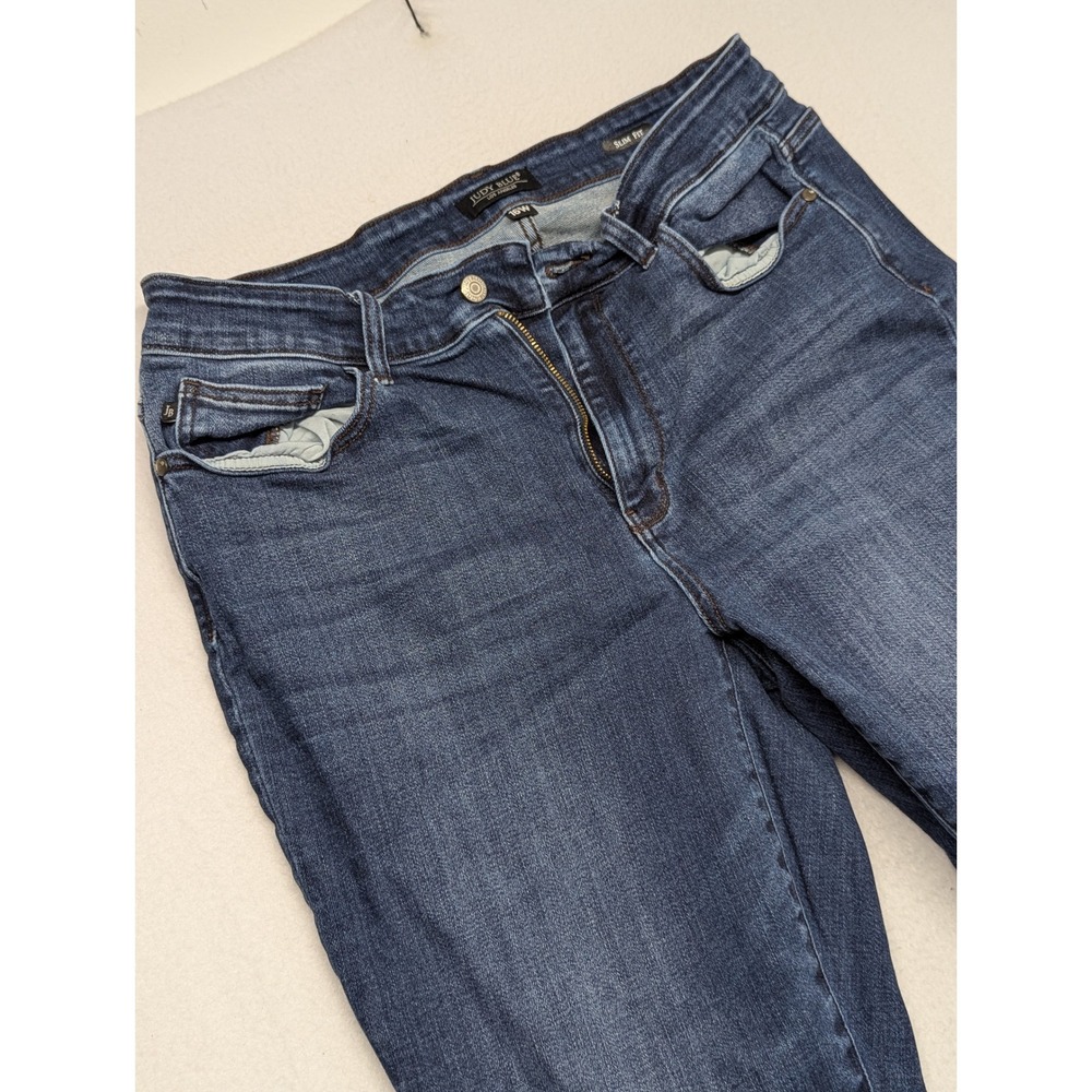 Judy Blue Slim Fit Dark Wash Jeans JB82428DK-PL Size 16W Womens Blue Denim